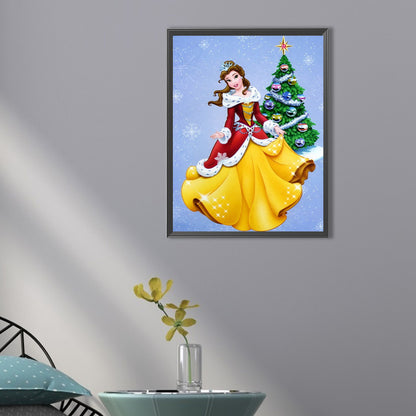 Princess Belle - Full AB Square Drill Diamond Painting 30*40CM