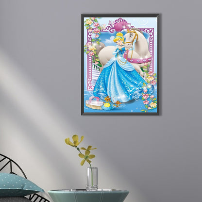 Cinderella - Full AB Square Drill Diamond Painting 30*40CM