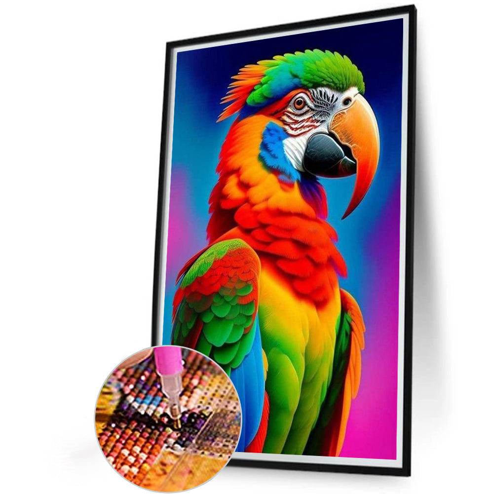 Parrot - Full AB Round Drill Diamond Painting 40*60CM