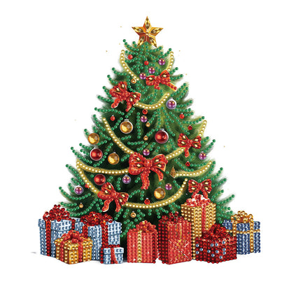 Christmas Tree - Special Shaped Drill Diamond Painting 30*30CM