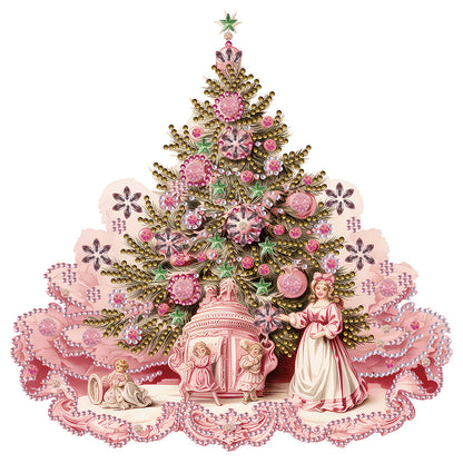 Christmas Tree - Special Shaped Drill Diamond Painting 30*30CM