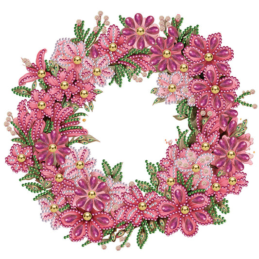 Christmas Wreath - Special Shaped Drill Diamond Painting 30*30CM