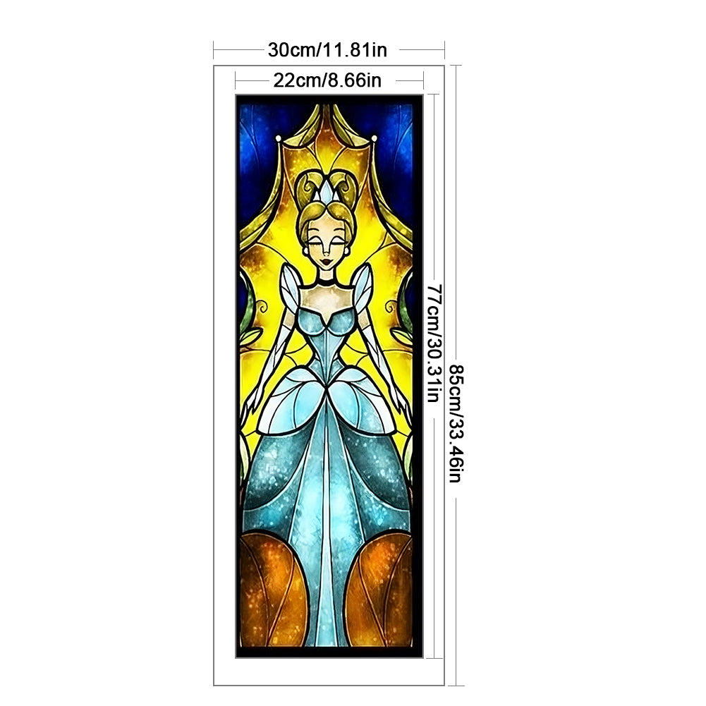 Cinderella Princess Cinderella - 11CT Stamped Cross Stitch 30*85CM