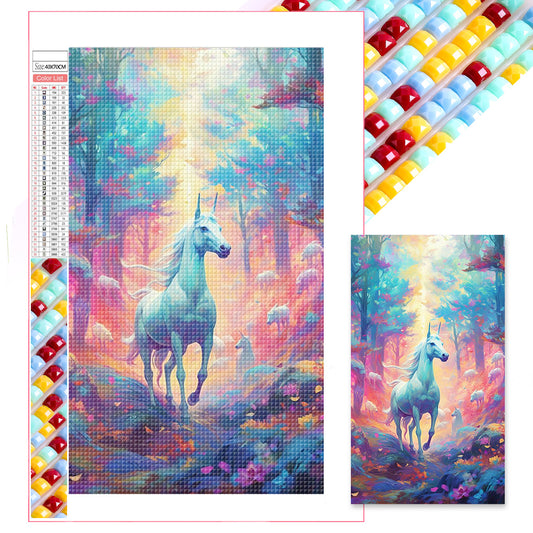 Unicorn - Full AB Square Drill Diamond Painting 40*70CM