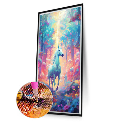 Unicorn - Full AB Square Drill Diamond Painting 40*70CM