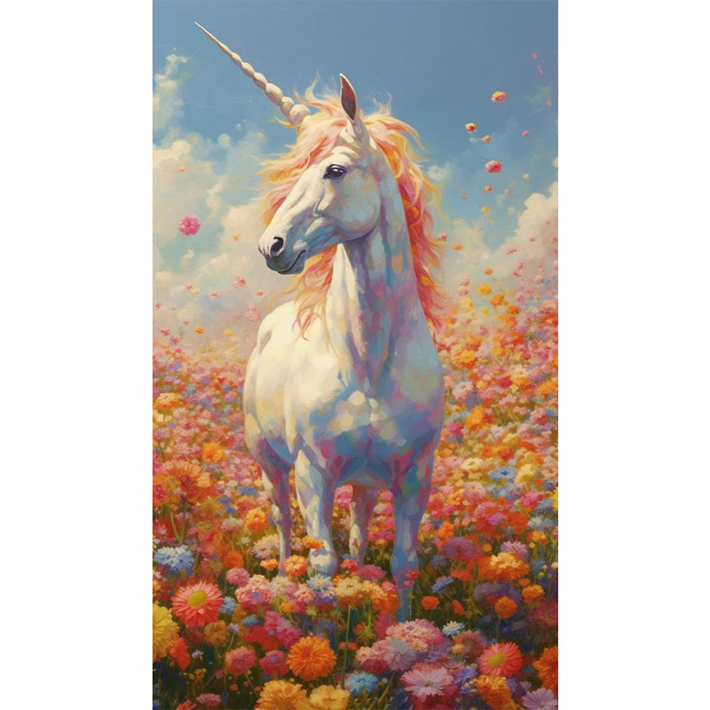 Unicorn - Full AB Square Drill Diamond Painting 40*70CM