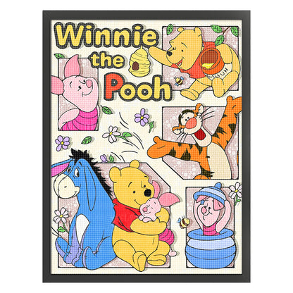 Winnie The Pooh - 11CT Stamped Cross Stitch 50*65CM