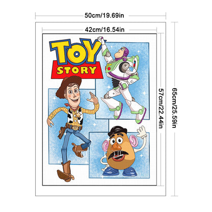 Toy Story - 11CT Stamped Cross Stitch 50*65CM