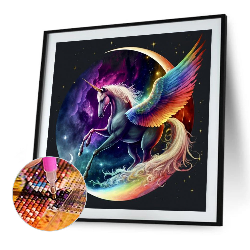Unicorn - Full AB Round Drill Diamond Painting 40*40CM