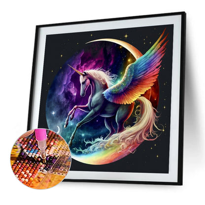 Unicorn - Full AB Round Drill Diamond Painting 40*40CM