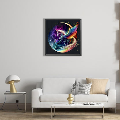 Unicorn - Full AB Round Drill Diamond Painting 40*40CM