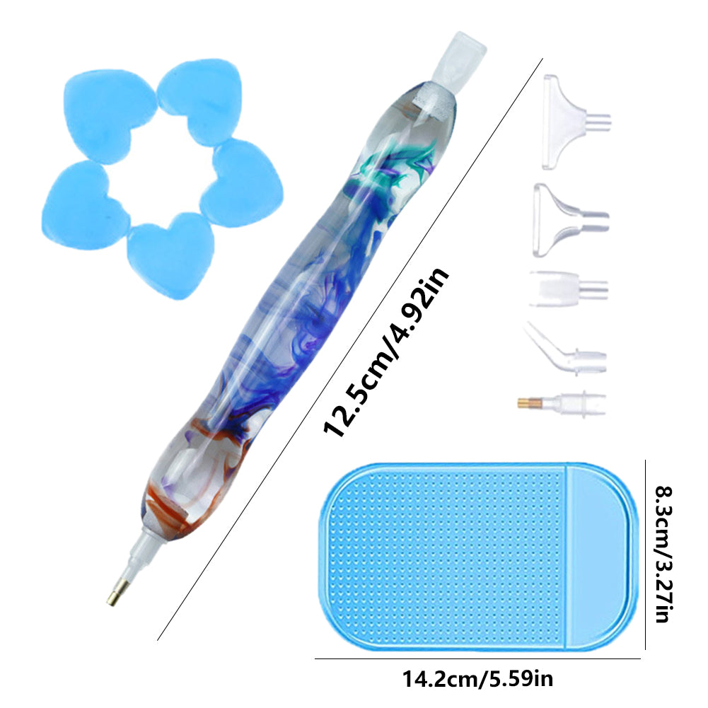 Diamond Painting Tools Kit Diamond Painting Pen Kits Plastic Tips with Drill Pen