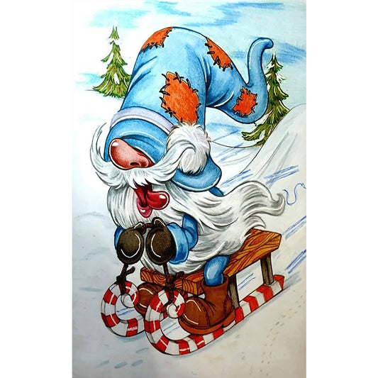 Ski Goblin - Full Round Drill Diamond Painting 30*50CM