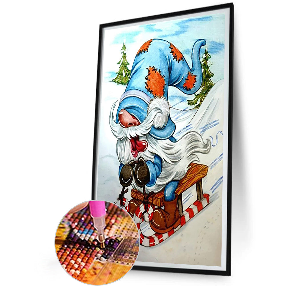 Ski Goblin - Full Round Drill Diamond Painting 30*50CM