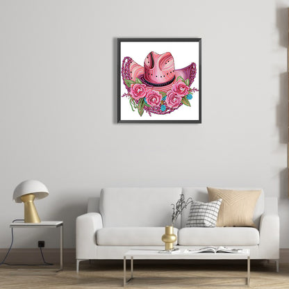 Hat - Special Shaped Drill Diamond Painting 30*30CM