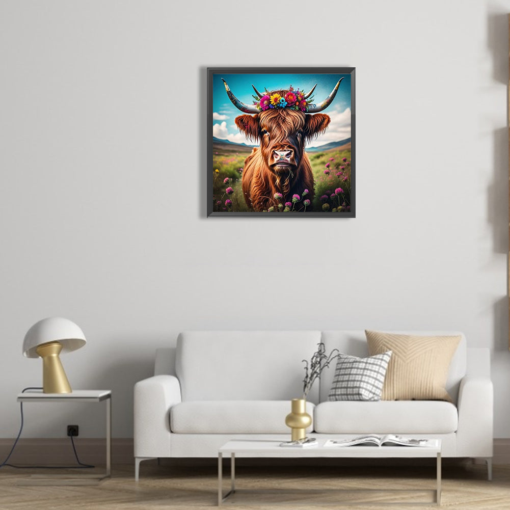 Yak - Full Round Drill Diamond Painting 30*30CM