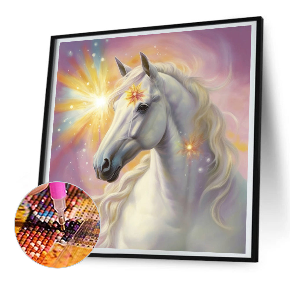 Horse - Full Round Drill Diamond Painting 30*30CM
