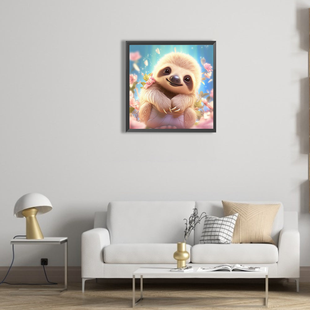 Sloth - Full Round Drill Diamond Painting 30*30CM