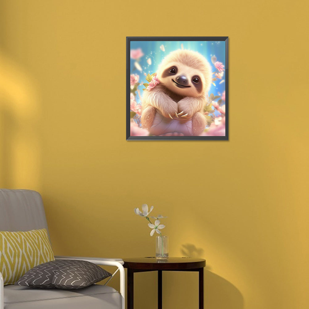 Sloth - Full Round Drill Diamond Painting 30*30CM