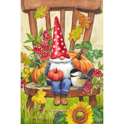 Melon Gnome - Full Round Drill Diamond Painting 40*60CM