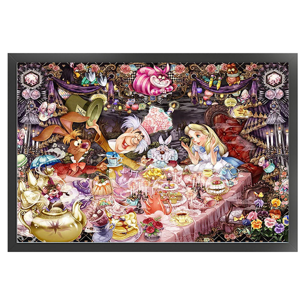 Alice In Wonderland - 14CT Stamped Cross Stitch 90*67CM