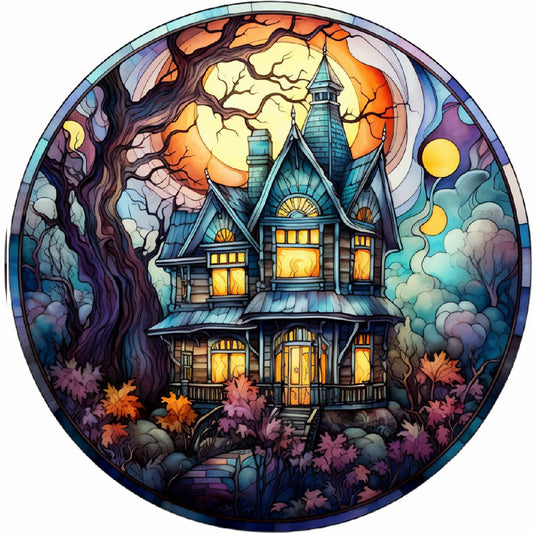 House Of Horror - Full Round Drill Diamond Painting 30*30CM