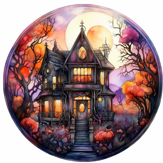 House Of Horror - Full Round Drill Diamond Painting 30*30CM