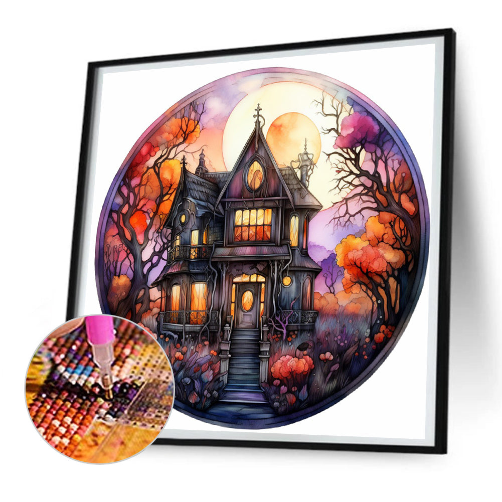 House Of Horror - Full Round Drill Diamond Painting 30*30CM