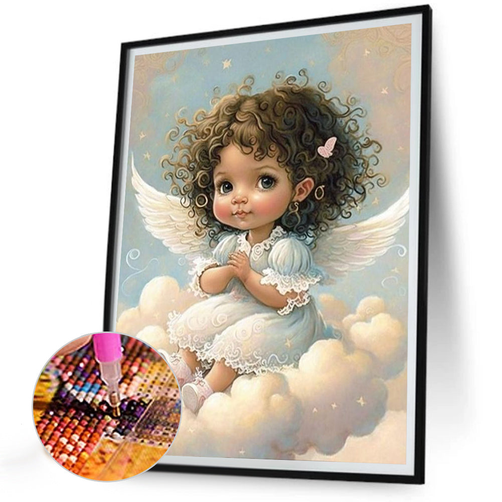 Angel Child - Full Round Drill Diamond Painting 30*40CM