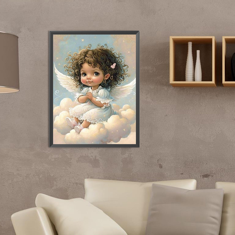 Angel Child - Full Round Drill Diamond Painting 30*40CM