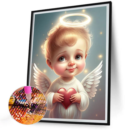 Angel Child - Full Round Drill Diamond Painting 30*40CM