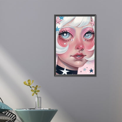 Dark Candy Girl - Full AB Round Drill Diamond Painting 40*60CM