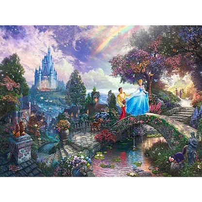 Disney Castle - Full Square Drill Diamond Painting 40*30CM