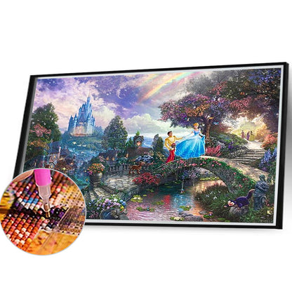 Disney Castle - Full Square Drill Diamond Painting 40*30CM