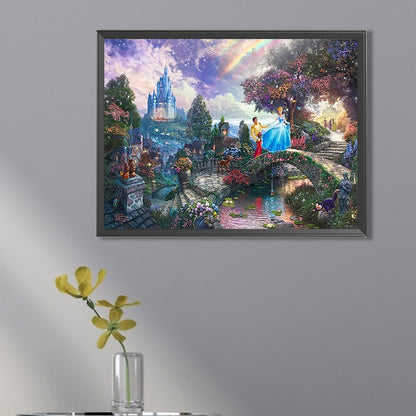 Disney Castle - Full Square Drill Diamond Painting 40*30CM