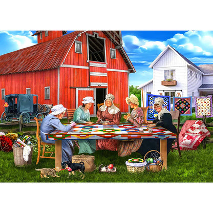 Country Ladies Party - Full Square Drill Diamond Painting 70*50CM