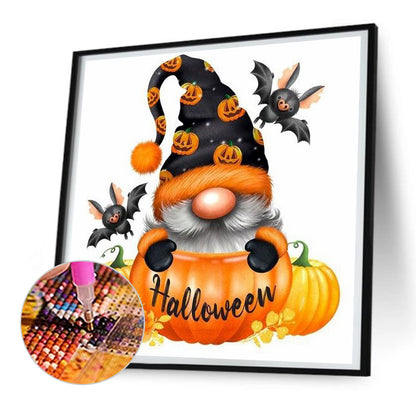 Halloween Gnome - Full Round Drill Diamond Painting 30*30CM