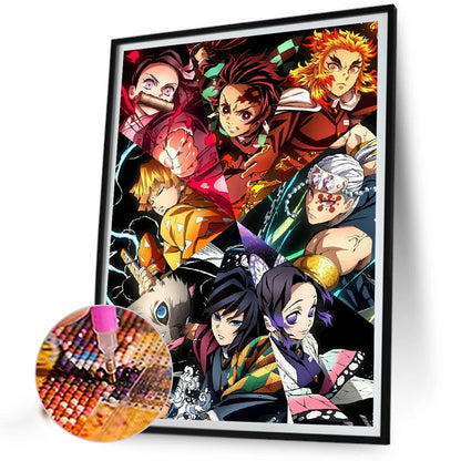 Demon Slayer Blade - Full Round Drill Diamond Painting 40*55CM