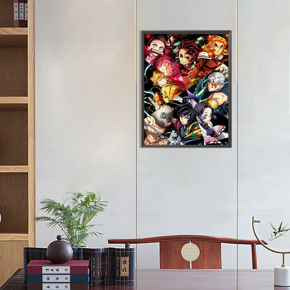 Demon Slayer Blade - Full Round Drill Diamond Painting 40*55CM