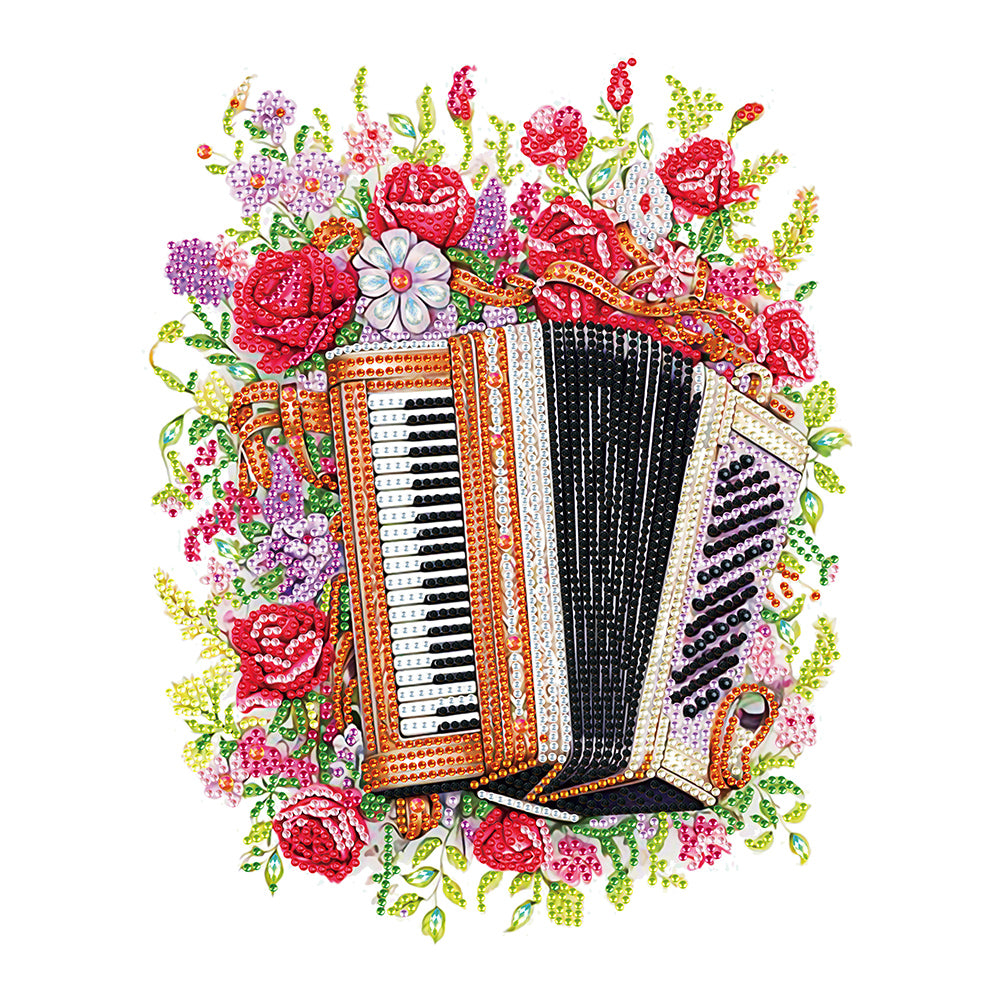 Accordion - Special Shaped Drill Diamond Painting 30*40CM