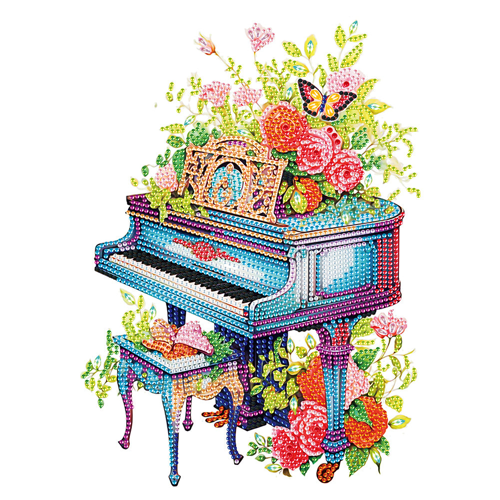 Piano - Special Shaped Drill Diamond Painting 30*40CM