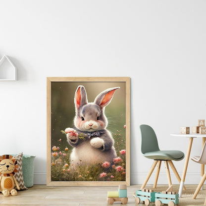 Bunny - 11CT Stamped Cross Stitch 40*55CM