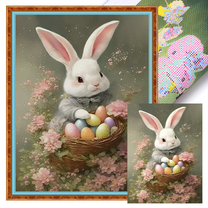 Bunny - 11CT Stamped Cross Stitch 40*55CM