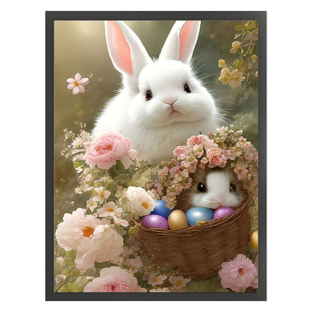 Bunny - 11CT Stamped Cross Stitch 40*55CM