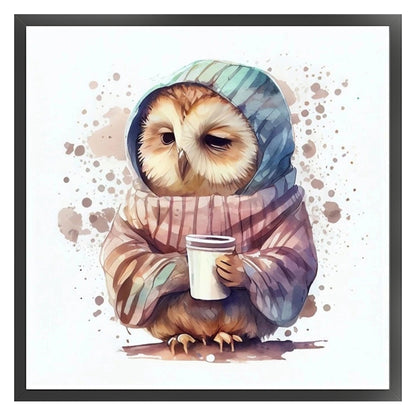 Owl - 18CT Stamped Cross Stitch 20*20CM