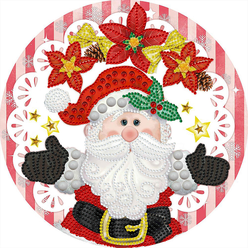 Santa Claus - Special Shaped Drill Diamond Painting 30*30CM