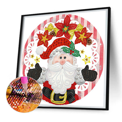 Santa Claus - Special Shaped Drill Diamond Painting 30*30CM