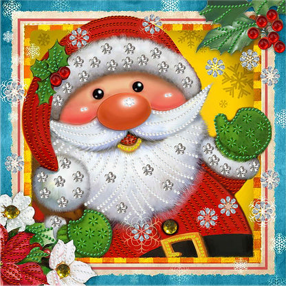 Santa Claus - Special Shaped Drill Diamond Painting 30*30CM