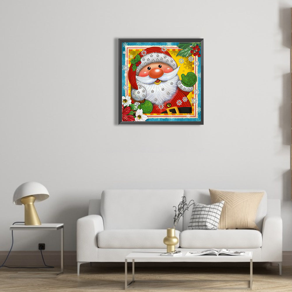 Santa Claus - Special Shaped Drill Diamond Painting 30*30CM