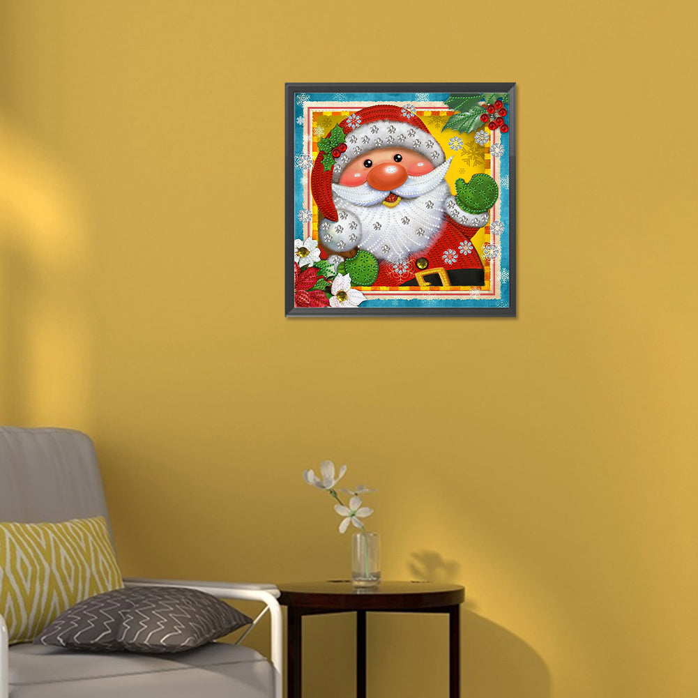 Santa Claus - Special Shaped Drill Diamond Painting 30*30CM